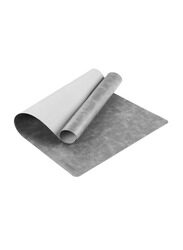 Powerology Vegan Leather Desk Pad, Textured Grey