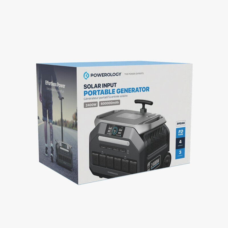 Powerology Solar Input Portable Generator