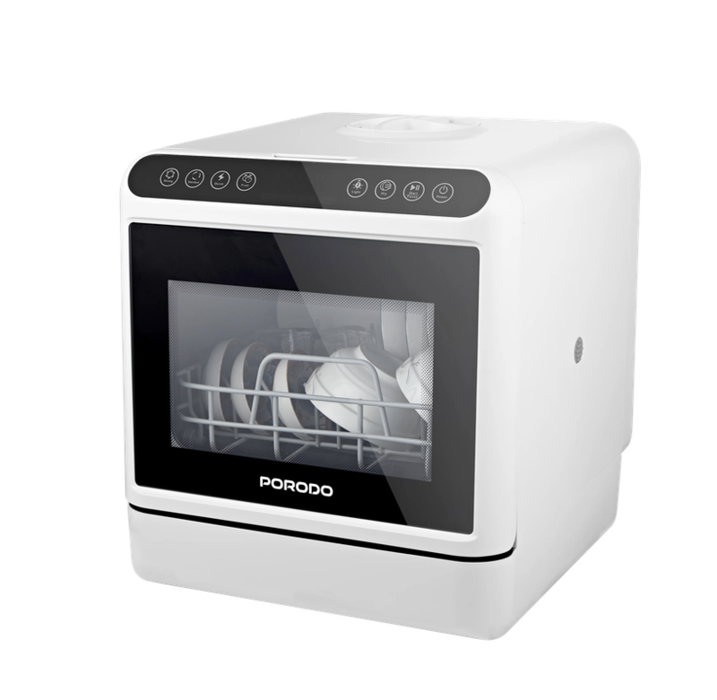 Porodo Lifestyle Counter-Top Dishwasher - White