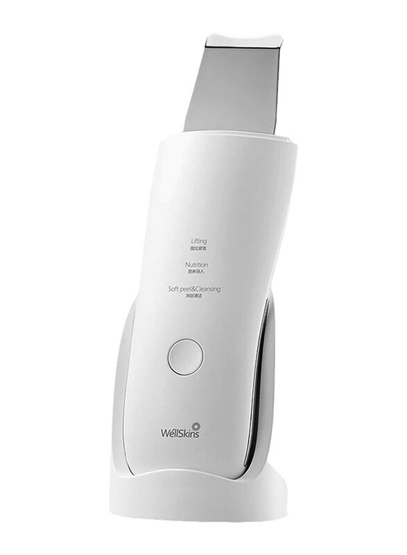 

WellSkin Ultrasonic Skin Scrubber, White