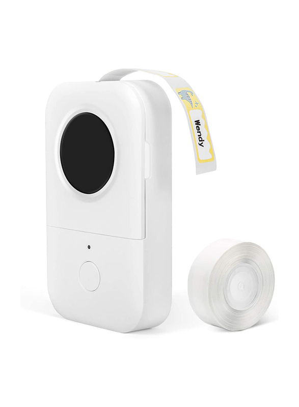 D30 Small Label Printer, White