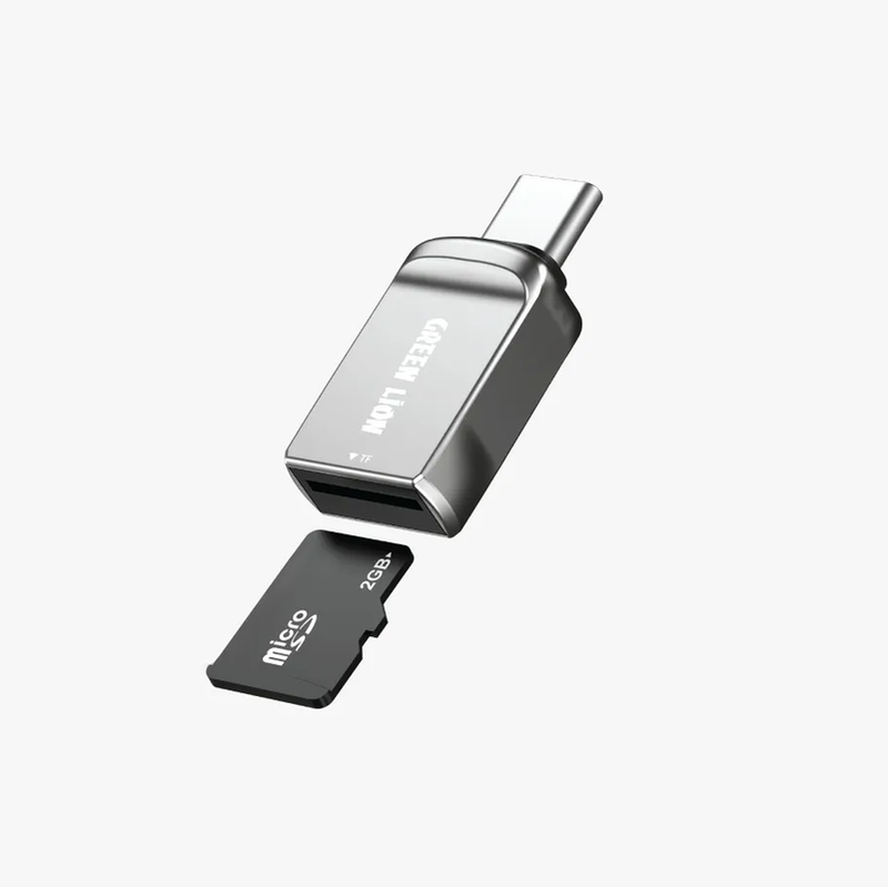 

Green Lion SD Card Reader USB-C to Micro SD