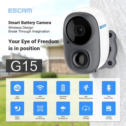 Smart Beauty Surveillance Camera 1080p, White