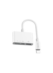Yesido Otg Adapter, Lightning to USB Adapter, White