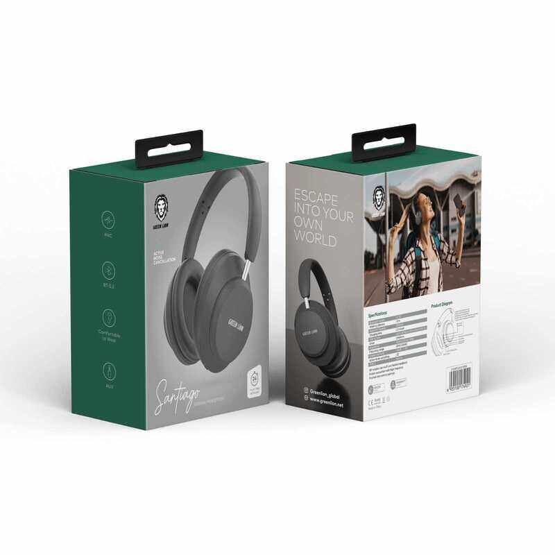 Green Lion Santiago Wireless Headphone -Black