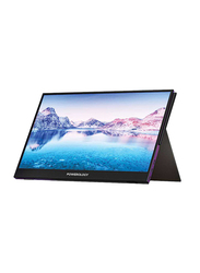 Powerology 15.6-inch Ultra-Slim Full HD Portable Monitor, PPMN156BK, Black