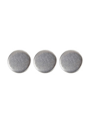 Trishi Magnets Set, 3 Pieces, Silver