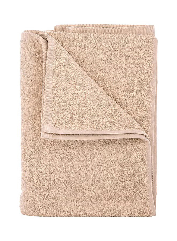 Style Premiere Embroidered H Bath Towel, Beige