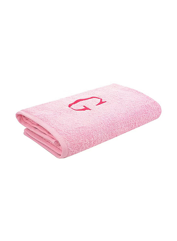 Style Premiere Embroidered G Bath Towel, Pink