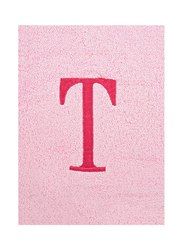 Style Premiere Embroidered T Bath Towel, Pink