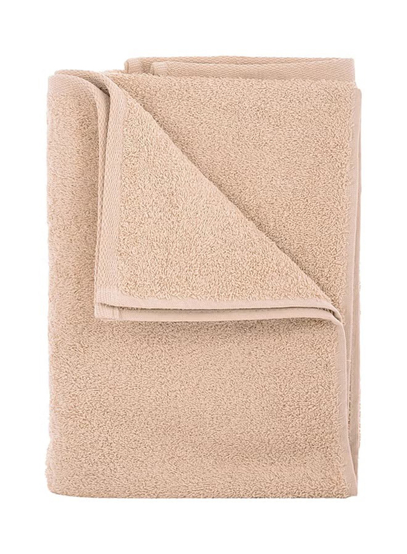 Style Premiere Embroidered S Bath Towel, Beige