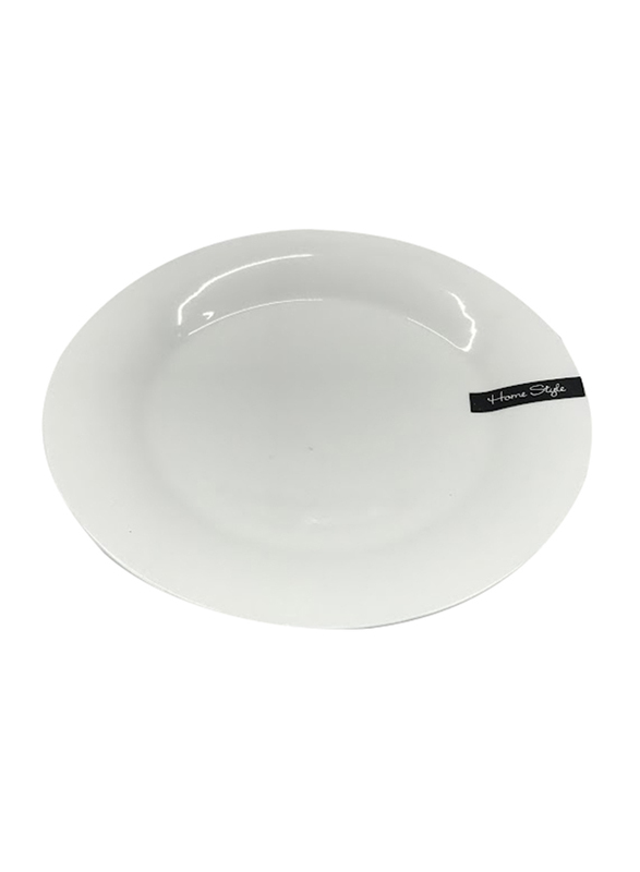 Trishi Dessert Plate, 19 x 1.8 cm, White