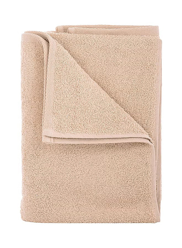 Style Premiere Embroidered L Bath Towel, Beige