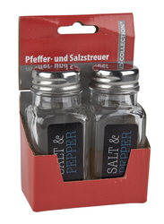 Trishi Salt N Pepper Shaker Set, 2 Pieces, Clear
