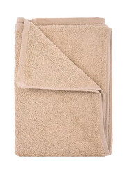 Style Premiere Embroidered E Bath Towel, Beige