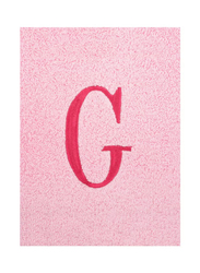 Style Premiere Embroidered G Bath Towel, Pink