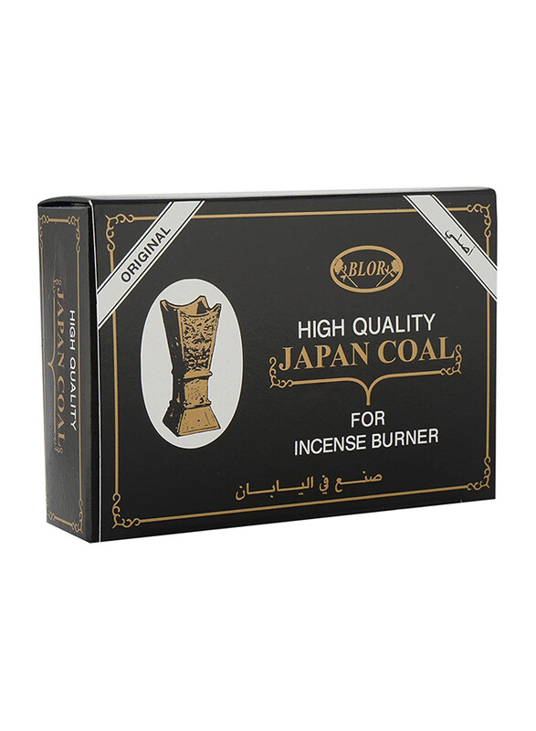 

Blor Japan Coal for Incense Burner, 60 Piece, Black