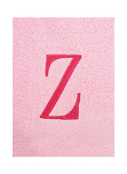 Style Premiere Embroidered Z Bath Towel, Pink