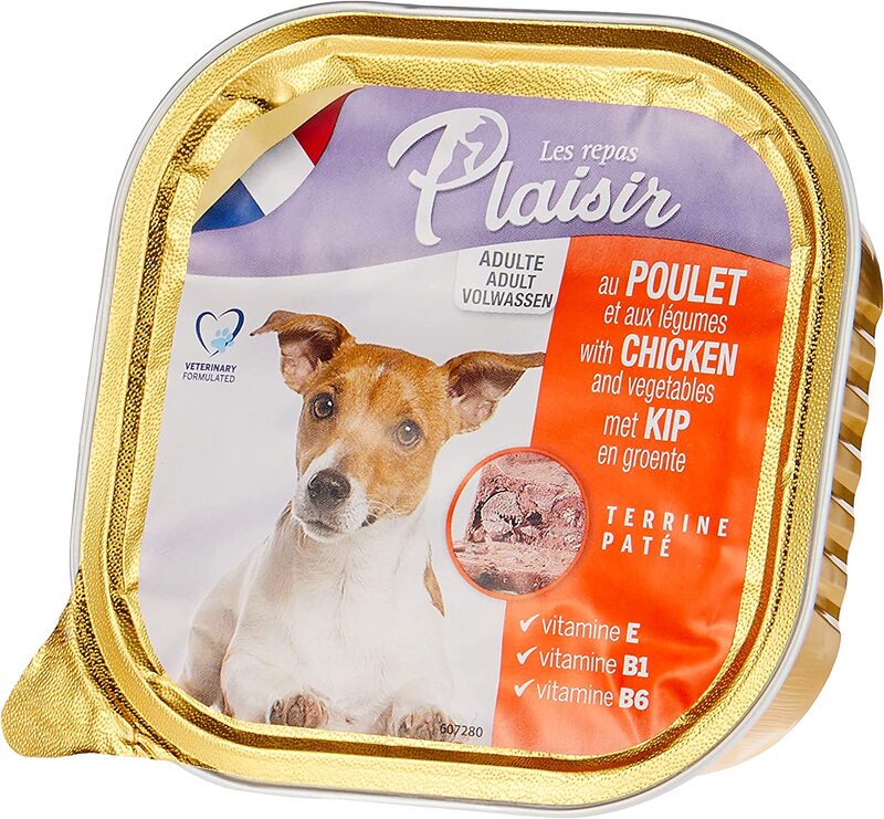 Plaisir Chicken Vegetables for Dogs, 300g