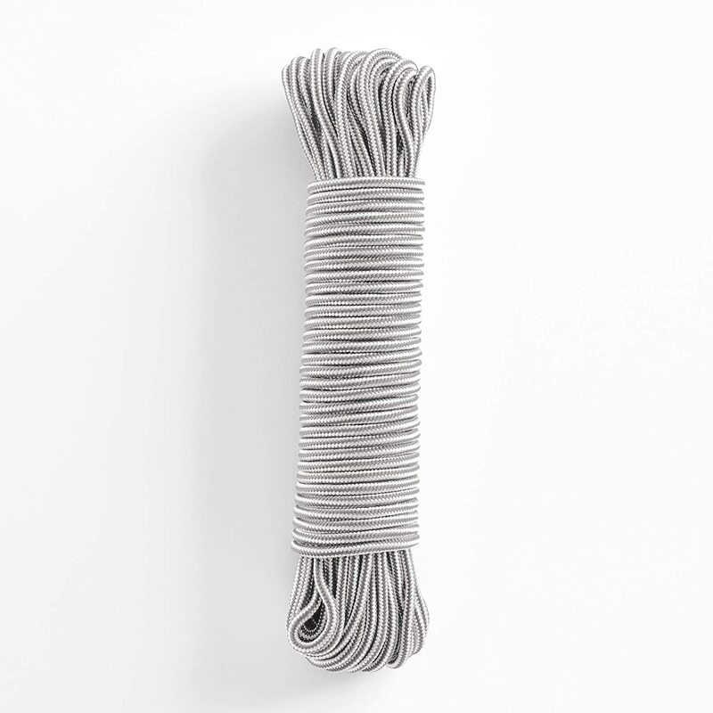 Rayen Nylon Laundry Rope, 20 Metres, Grey