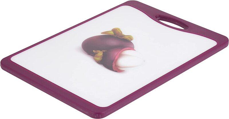 

Home Pro Pp Composite Cutting Board, White/Purple
