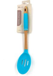 Home Pro Silicone Head Slotted Cooking Spoon, Assorted Colour