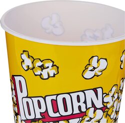 Home Pro 4Ltr Plastic Popcorn Bucket, Yellow