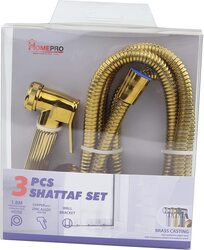 Home Pro Shattaf Set, 125 x 55mm, Gold