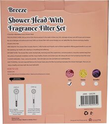Home Pro Breeze Shower Head with Rose Fragrance Bath Filter, 2995, Multicolour