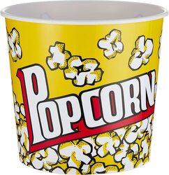 Home Pro 5Ltr Plastic Popcorn Bucket, Yellow