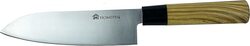 Home Pro 6.5-inch Chef Knife, Silver/Brown
