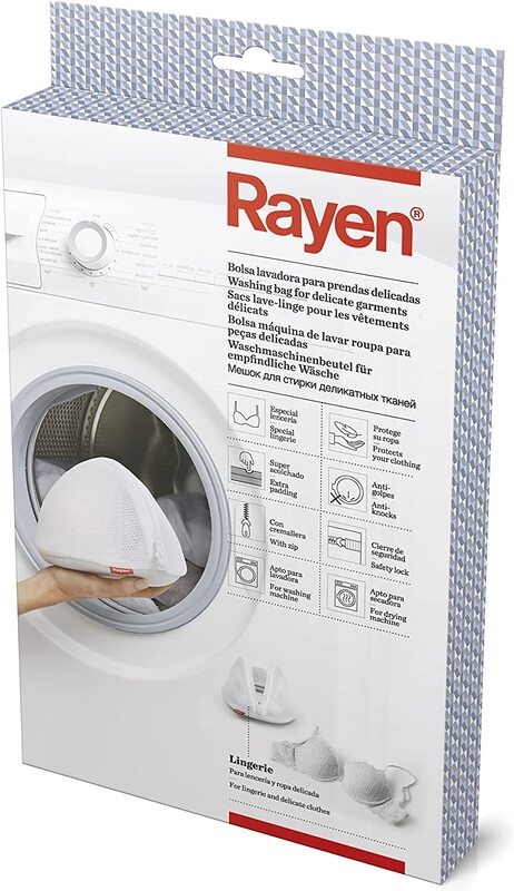 Rayen Washing Machine Net Bag for Delicate, White