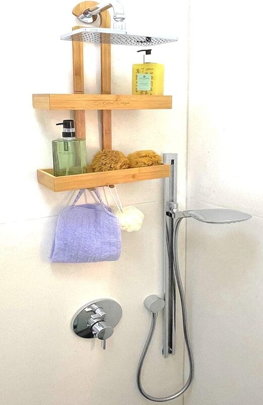 Home Pro Wall Organizer Shower Caddy, 5395, Brown