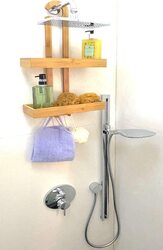 Home Pro Wall Organizer Shower Caddy, 5395, Brown