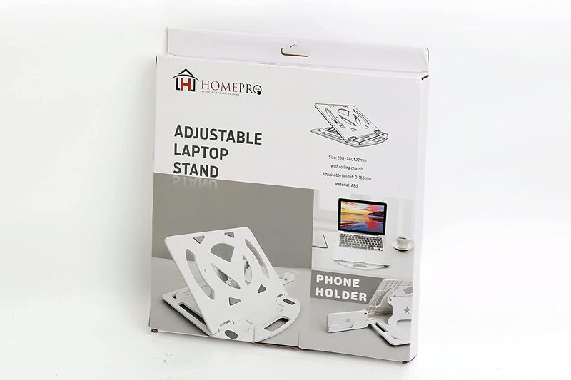 Home Pro Portable and Economic Laptop Stand, White