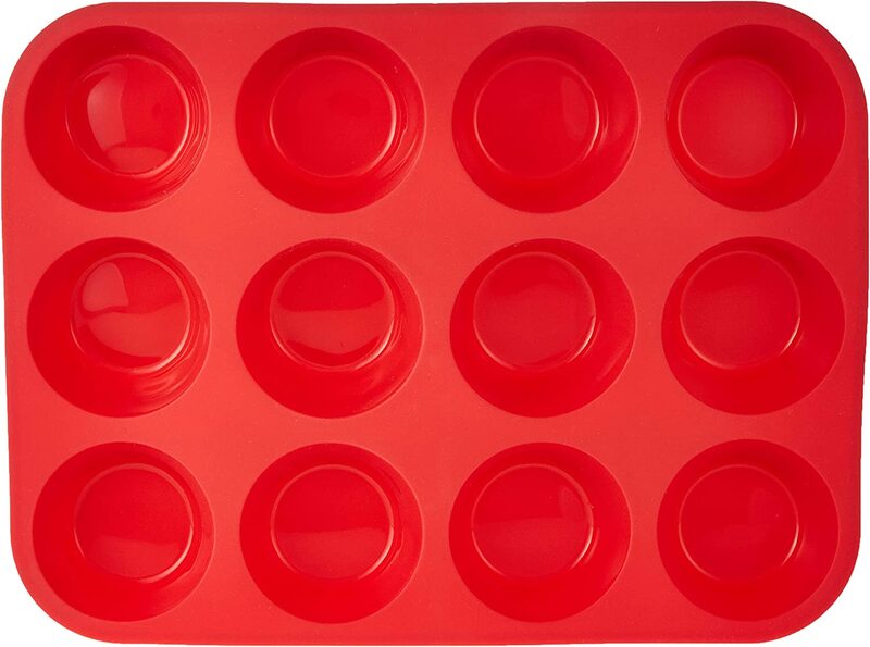 Home Pro 29.5cm Silicone Cake Mold, Red