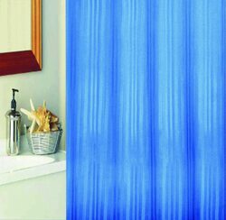 Home Pro Polyester Shower Curtain, 180cm, Navy Blue