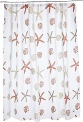 Home Pro Printed PVC Shower Curtain, 180cm, Multicolour