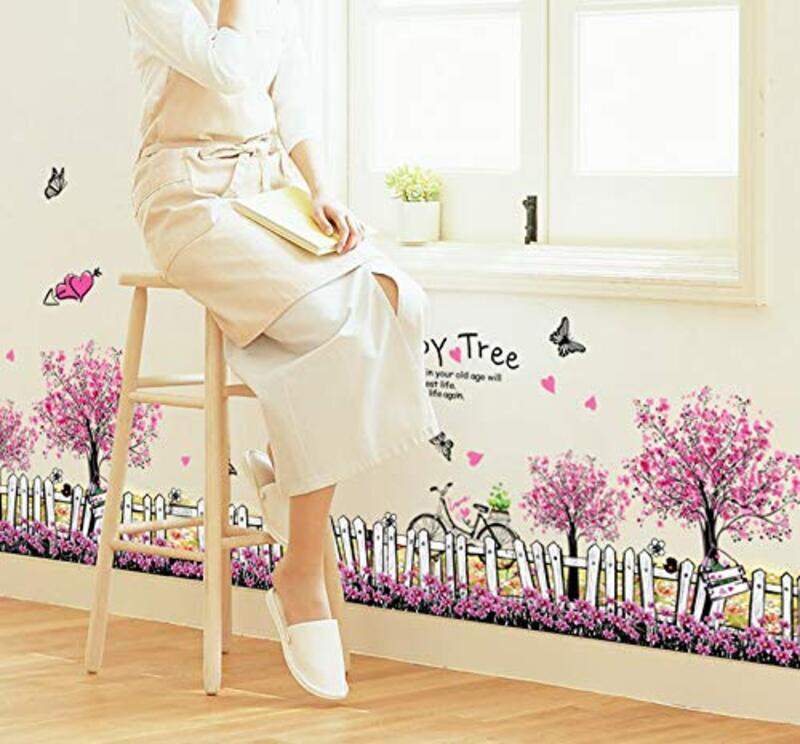

Home Pro Happy Tree Wall Sticker, Multicolour