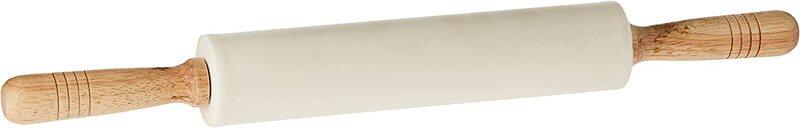 

Home Pro Silicone Rolling Pin, White