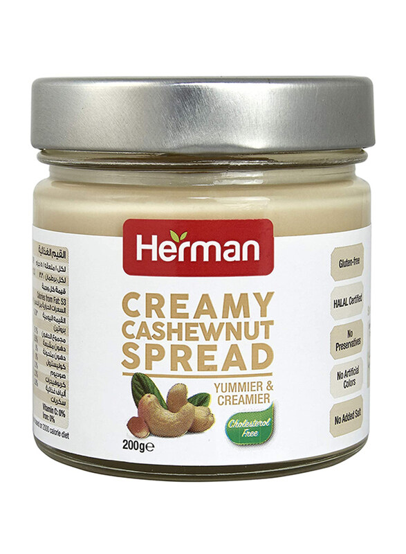 

Herman Creamy Cashewnut Spread, 200g