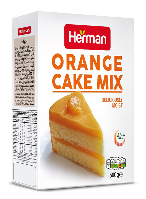Herman Orange Cake Mix, 500g