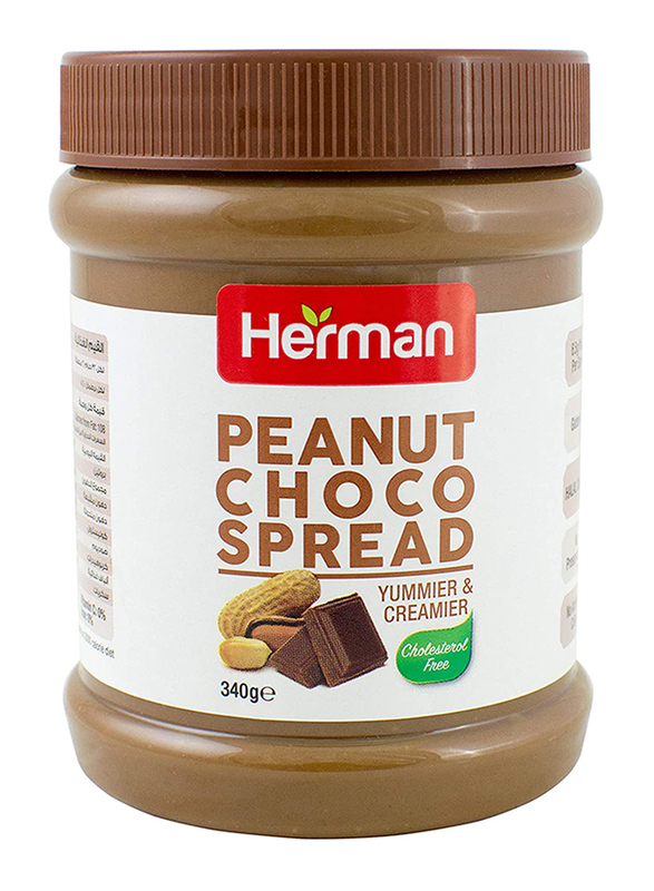 Herman Peanut Choco Spread, 340g