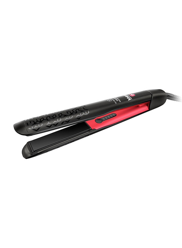 Valera Swiss'X Pulsecare Digital Hair Straightener, MOD. 101.20/I, Black/Red