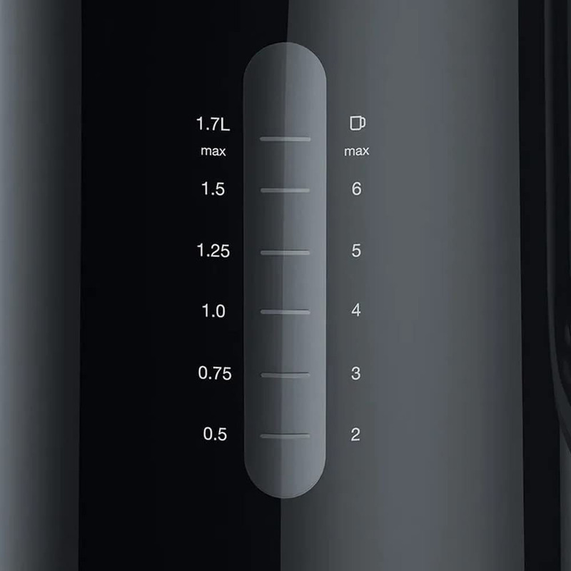 Braun 1.7L Breakfast Water Kettle, 2200W, WK1100, Black