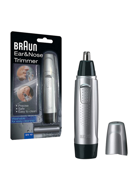 Braun Ear & Nose Trimmer, EN10, Silver/Black