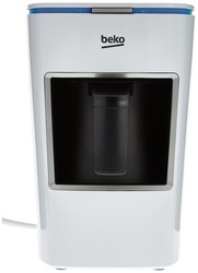 Beko Turkish Coffee Machine - 670W, 3 Cups, Cook Sense, Plastic Pot, One Touch Control, Lack of Bean Indicator, AntiSpill, White - BKK2300W