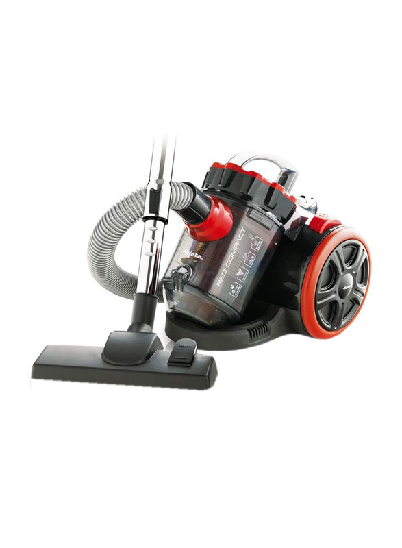 

Ariete 1200W Cylinder Vacuum Cleaner, 2L, Easy Compact 2743/9, Black/Red