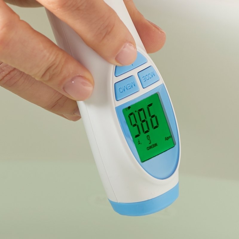 Vicks Forehead Thermometer with No Touch Technology, VNT200, White