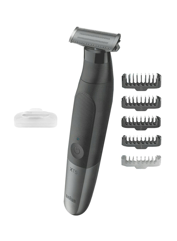 Braun Series-X Wet & Dry All-in-One Tool with 5 Attachments, XT5100, Black/Silver